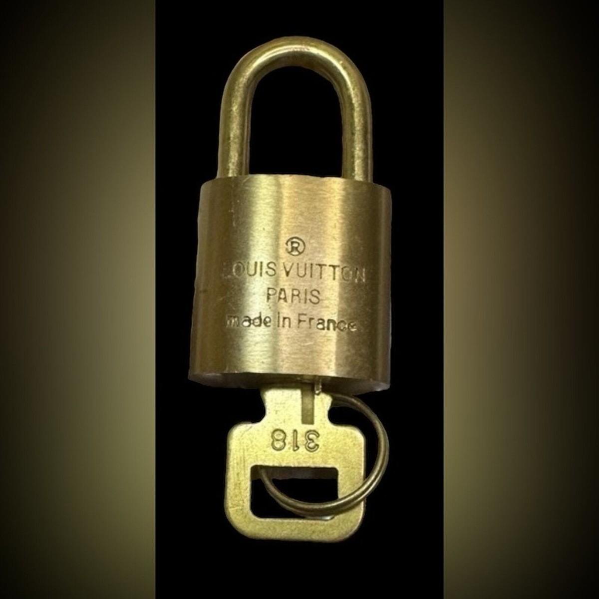 Louis Vuitton brass lock and key #318 | eBay