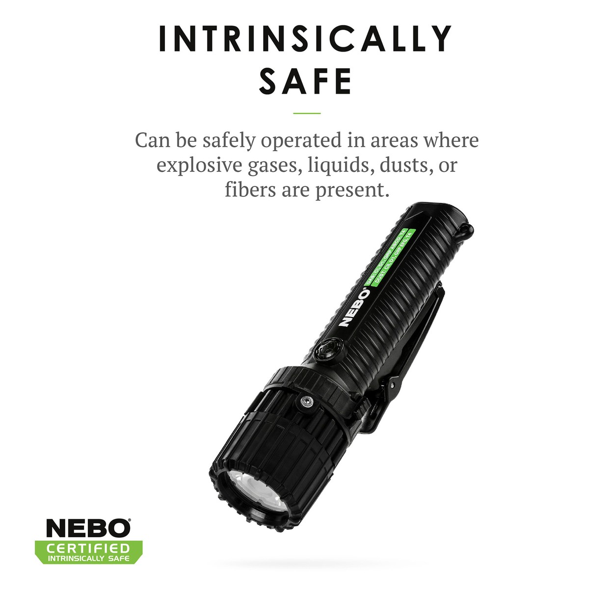 Nebo LED Focusable Flashlight, 235 Lumens, Rubber Side Grip & Safety Belt Clip | eBay Nebo LED Focusable Flashlight, 235 Lumens, Rubber Side Grip & Safety Belt Clip | eBay