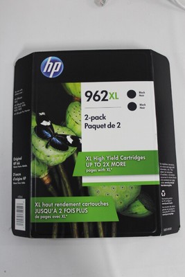 New HP 962XL High Yield Ink Cartridges 2 Pack Black 3JB35BN Exp.06/2021 192545729543 | eBay