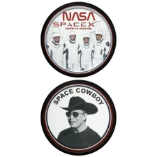EL18-5 Challenge coin for SpaceX and for NASA for Elon Musk Crew 10 Mission Resc