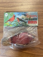 Vintage Feathered Teters Birds Crafts