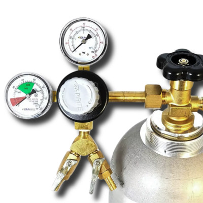 Taprite T742-2 CO2 Regulator Draft Beer Keg Homebrew Dual Kegerator