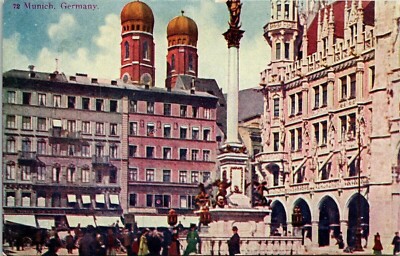 Munich Germany Bavaria Antique Postcard DB UNP Unused