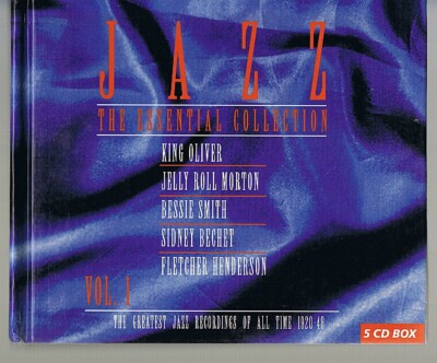 Various Jazz - The Essential Collection Vol. 1  - 5 CD & Booklet - Siehe Fotos