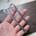 5 Stück Antik Tibetisch Silber Mit Öse Metall Lesezeichen - Pferd Prägung 12cm