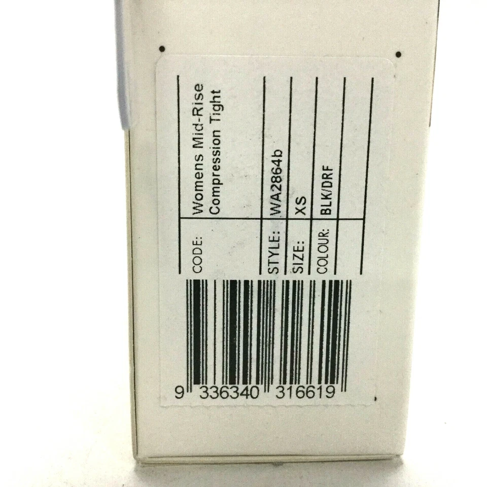 2XU Mid-Rise Compression Tights, Women's Reflective, Workout Pant, Black WA2864b - Image 4 of 4