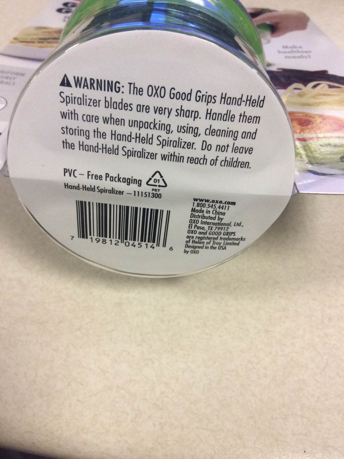 New OXO Good Grips Hand Held Spiralizer Curly Vegetable Noodles Dishwasher Safe eBay