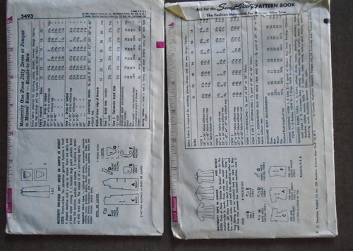 Late 50s/Early 70s Maternity Patterns, Lot of 5 size 12-16, Dresses/Tops/Bottoms - Picture 3 of 7