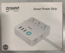 Gosund Smart Power Strip Plug White 3 USB 3 Charging Port For Alexa Google Home