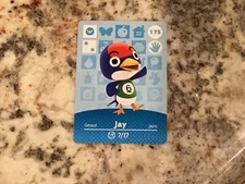 JAY 175 Animal Crossing Amiibo Authentic Nintendo Mint Card From Series 2