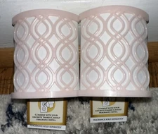 NEW Yankee Candle Scent Plug Electric Diffuser Pink Lattice Set Of Two
