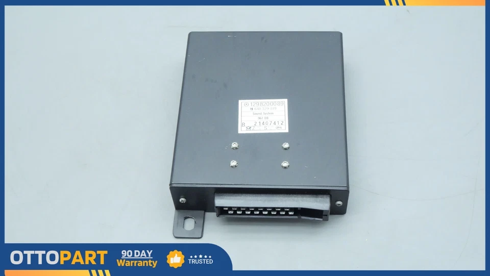 1990-1994 MERCEDES-BENZ 300SL Amplifier Amp Sound System Audio OEM 1298200089 - Image 2 of 4