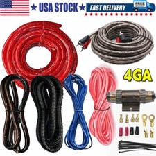4 Gauge Car Audio Cable Kit Amplifier Install Amp RCA Subwoofer Sub Wiring 2300W