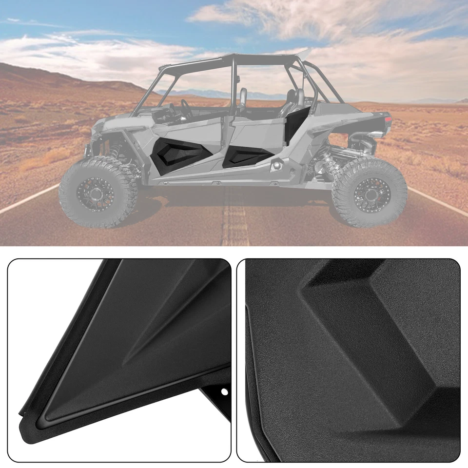 Insertos de panel de puertas medias inferiores para Polaris RZR S 4 900/RZR XP 4 1000 2014-2023 Foto 3 de 4