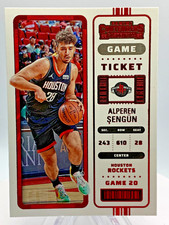 2022-23 Panini Contenders - Red Game  Ticket Alperen Sengun #91