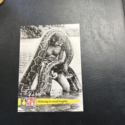 Jb16 Guinness Book Of Records 1992 #60 Longest Snake Python Southeast Asia
