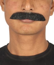 Men's Mustache Set Black Cosplay Facial Hair M-1204