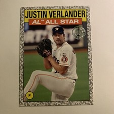 2021 Topps Series 2 1986 Baseball 35th Anniv All-Star /70 #18 Justin Verlander