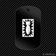 52nd Ordnance Group Keychain GI dog tag engraved many colors  eod