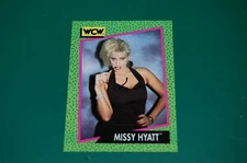 WCW WORLD CHAMPIONSHIP WRESTLING  1991 TRADING CARD # 158 Missy Hyatt