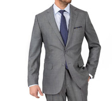 NEW 2023 RALPH LAUREN Gray Birdseye Suit Blazer Sport Coat 42R Wool