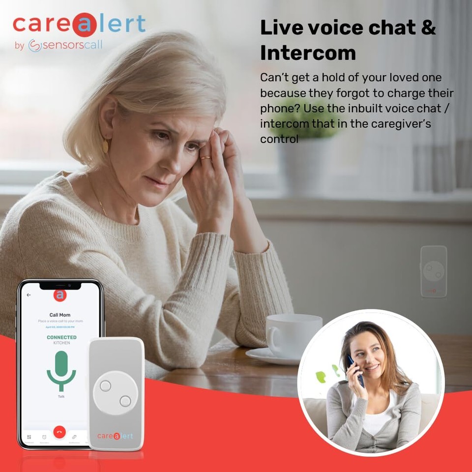 CareAlert Life Alert Systems for Seniors No Monthly Fee 24/7 Senior