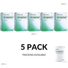 Vertigoheel HEEL 50 tablets vertigo , dizziness , tinnitus , motion 5 PACK