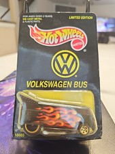 1998 Hot Wheels Limited Editiom Vw Bus With Flames. No. 18665 1998 Hot Wheels Limited Editiom Vw Bus With Flames. No. 18665
