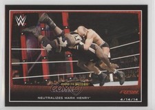 2015 Topps WWE Road to Wrestlemania Cesaro #6 d7j