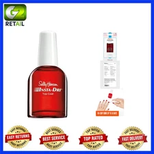 Insta-Dri Clear Top Coat - Quick-Drying, Chip Resistant Nail Polish 0.45 Fl Oz