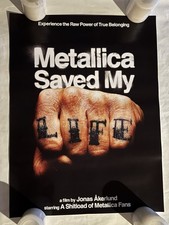 Metallica Saved My Life Movie Documentary Promotional Poster 2025 Toronto!