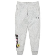 PUMA X Spongebob Drawstring Sweatpants Youth Boys Grey Casual Athletic Bottoms