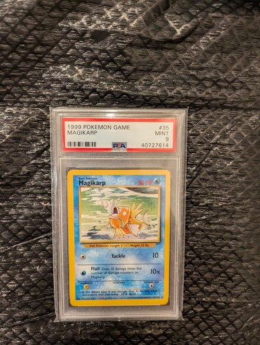 Magikarp graded PSA 9 for sale on eBay