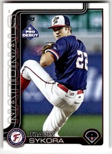 2025 Topps Pro Debut #PD-8 Travis Sykora Fredericksburg Nationals Baseball