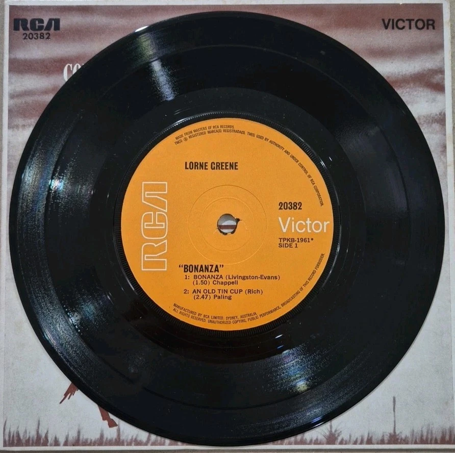 Lorne Greene – Bonanza (RCA Victor)