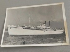 CPSM Cargo Mixed Skaugum Norwegen 1951 Charter Maritime Kuriere Indochin