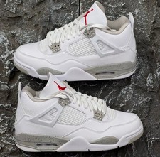 Jordan 4 "White Oreo" Mid Top Men's Retro Basketball Shoes Us Size 6-12