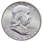 Choice Unc 1949 P Franklin Half Dollar Gem BU From Original Roll *7229
