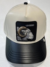 Goorin Bros Faux Leather Ram Trucker Hat - New With Tag- Spring 26 Collection