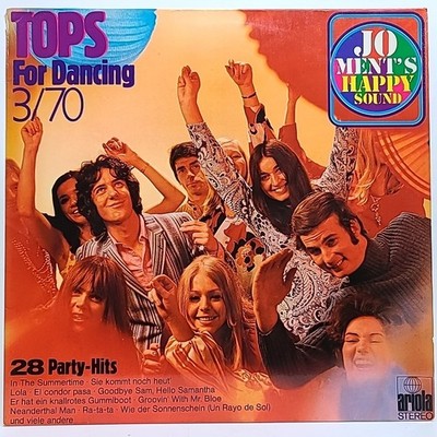 RARE Jo Ment's Happy Sound - Tops For Dancing 3/70 Vinyl LP 1970 Germany EX
