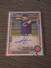 (AUTO) Kohl Franklin 2021 BOWMAN CHROME Baseball Card