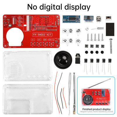 DIY FM Radio Electronic Kit Einstellbare Frequenz 150Hz-20Khz Digital Anzeige DI