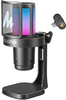 DGM20W Wireless Microphone for PC, Condenser USB Mic for Gaming Streaming with N