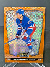 2024-25 O-Pee-Chee Platinum Alexis Lafreniere Orange Checkers #08/25 Rangers