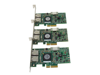 *Lot of 3* Dell Broadcom 5709 2-Port 1GB PCIe Network Adapter Card F169G G218C