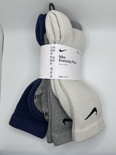 Nike Men's Everyday Plus 3-pack Dri-FIT Cushion Crew Training Socks SX6888-965