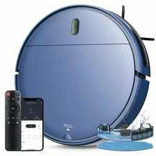 BR151 Robot Vacuum And Mop Combo, WiFi/App/Alexa, 100min Runtime Self Charging