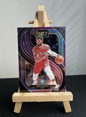 Paul George 2024-25 Panini Select Premier Level Prizm Purple /99 #159