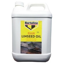 Bartoline Raw Linseed Oil Nourishes and Protects All Wood Water Resistant Oil 5L