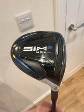 Taylormade SIM2 Max 3 Wood 15 Degree Stiff Flex Ventus Blue 6S Midsize Grip